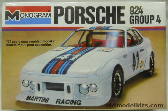 Monogram 1/24 Porsche 924 Group 4 Martini Racing, 2112 plastic model kit